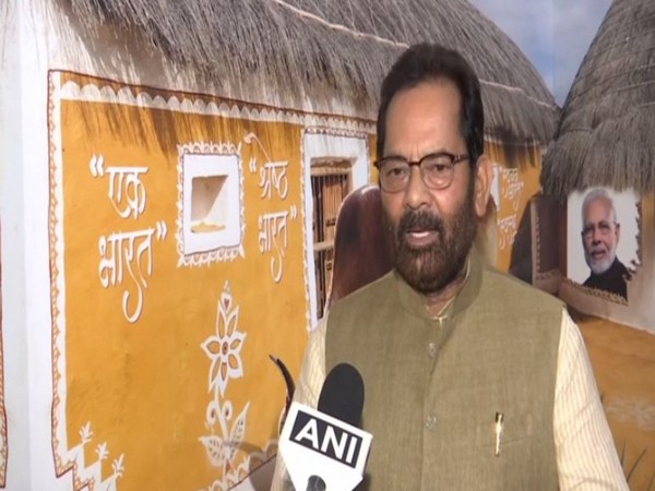Union Minister for Minority Affairs Mukhtar Abbas Naqvi speaking to ANI 