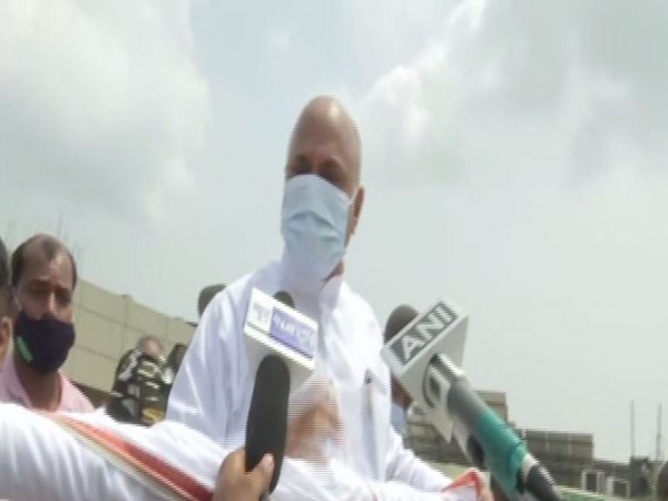 Union Minister RCP Singh in Patna