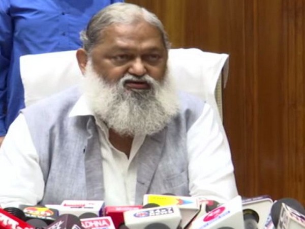 Haryana Home Minister Anil Vij (Photo/ANI)