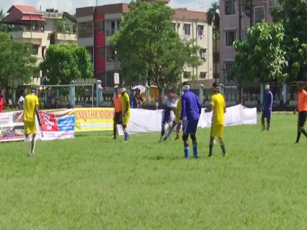 A state-level football tournament was organised for visually impaired players in Siliguri.
