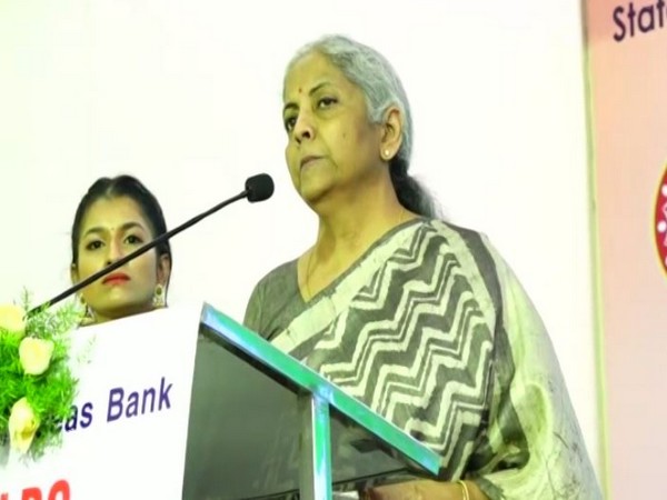 Union Minister Nirmala Sitharaman at Virudhnagar (Photo/ANI)