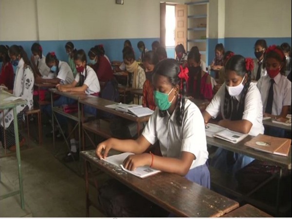 Visuals from St Joseph School, Ranchi (Photo/ANI)