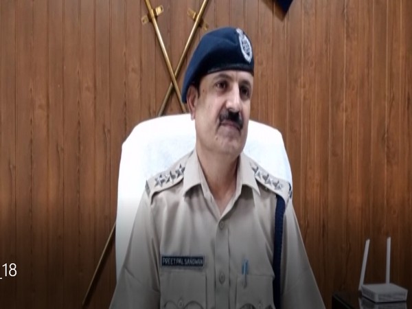 Preetpal Singh, Superintendent of Police (SP) of Gurugram (Photo/ANI)
