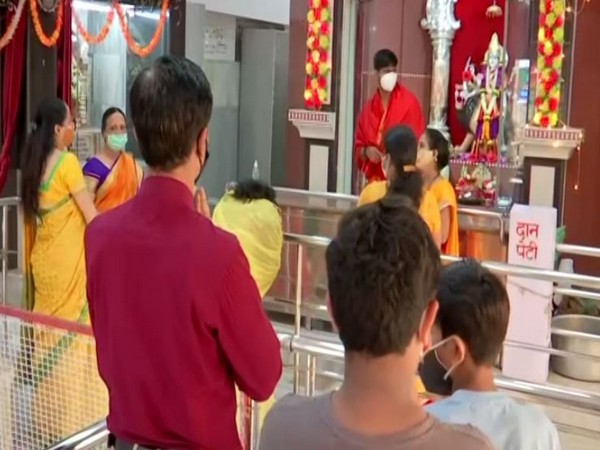 Visual of a temple in Nagpur (Photo/ANI)