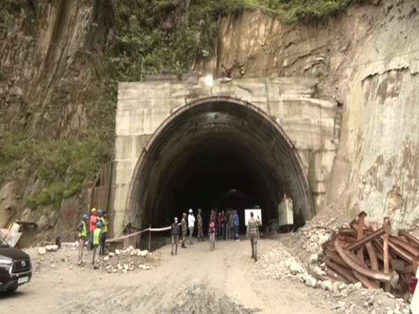 Construction underway at Nechiphu tunnel (Photo/ANI)