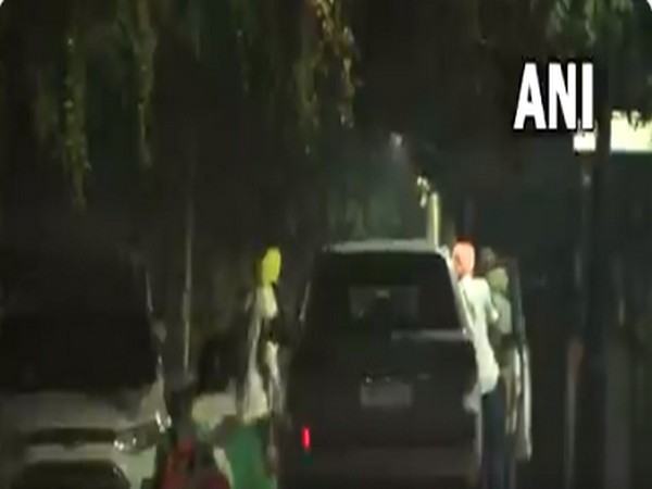 A visual from Rahul Gandhi's residence in Delhi on Friday. (ANI)