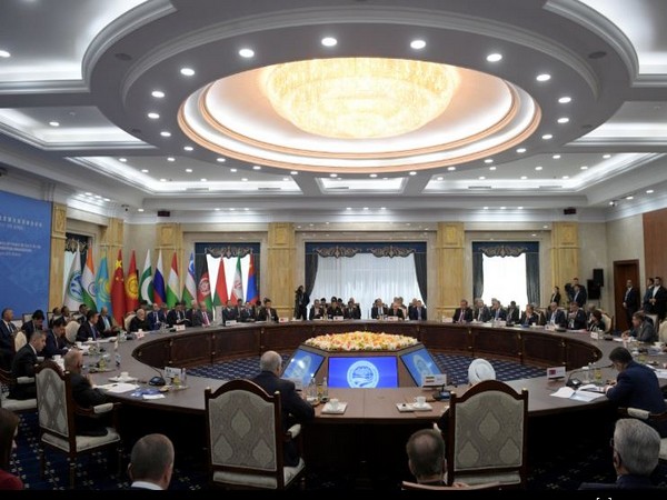 Leaders of the Shanghai Cooperation Organisation (SCO) countries and observer members attend a session during the SCO summit in Bishkek, Kyrgyzstan June 14, 2019
