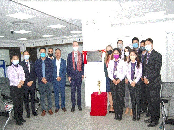 Julius Pranevicius, Ambassador of Lithuania to India, inaugurated the new centre in Kathmandu