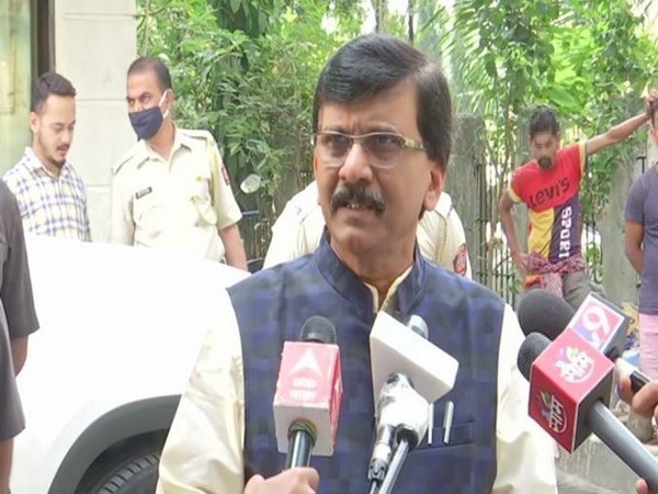 Shiv Sena leader and MP Sanjay Raut (Photo/ANI)