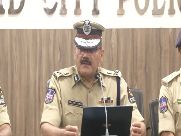 Hyderabad police commissioner Anjani Kumar (Photo/ANI)