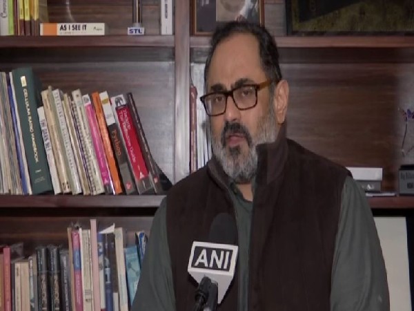 Union Minister Rajeev Chandrasekhar speaking to ANI on Wednesday (Photo/ANI)
