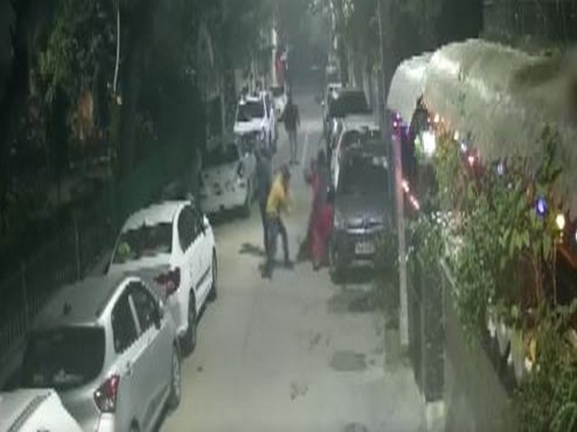 Incident captured in CCTV footage (Photo/ANI)