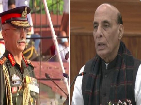 Army Chief General MM Naravane and Defence Minister Rajnath Singh (File Photo)