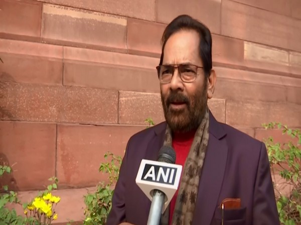 Union Minister Mukhtar Abbas Naqvi (Photo/ANI)