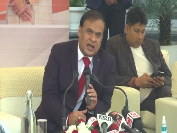 Assam Chief Minister Himanta Biswa Sarma addressing a press conference in Guwahati (Photo/ANI)