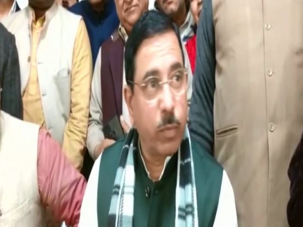 Union Minister Pralhad Joshi at Haridwar (Photo/ANI)