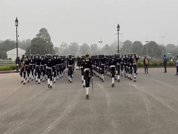 Naval contingent for Republic Day parade (Photo/ANI) 