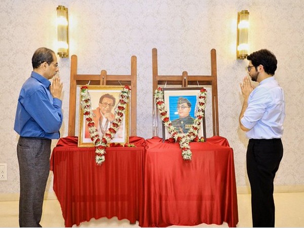 Uddhav Thackeray, Aaditya Thackeray pay tribute to Balasaheb Thackeray and Netaji Subhas Chandra Bose on their birth anniversary.