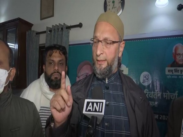 AIMIM chief Asaduddin Owaisi in Delhi (Photo/ANI)