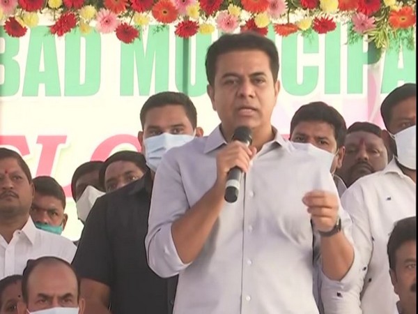 Telangana Industry and Commerce Minister KT Rama Rao (Photo/ANI)