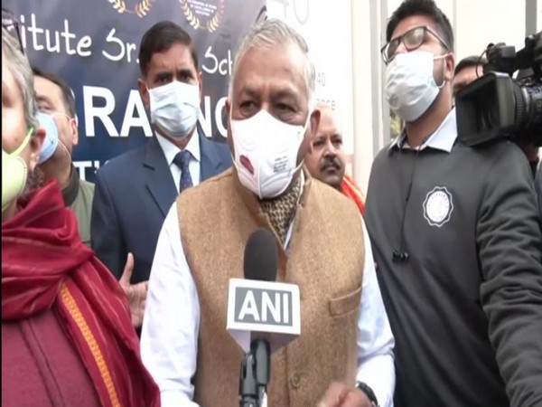 Union Minister General VK Singh at UP's Ghaziabad (Photo/ANI)