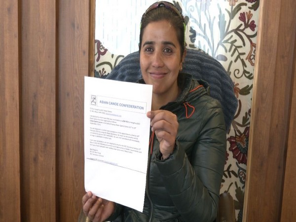Kashmir female water sports coach Bilquis Mir (Photo/ANI)