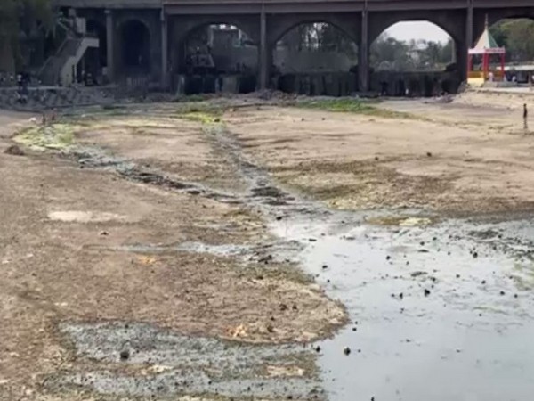 Visuals of Godavari River in Nashik (Photo/ANI)