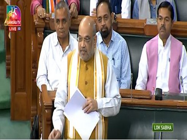 Union Home Minister Amit Shah in Lok Sabha