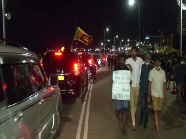 Galle Face area in Sri Lanka echoes of 'Go Gota Go' chants as people protest Rajapaksa rule of Island nation