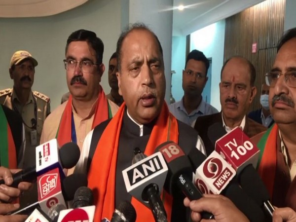 Himachal Pradesh Chief Minister Jairam Thakur in Shimla (Photo/ANI)