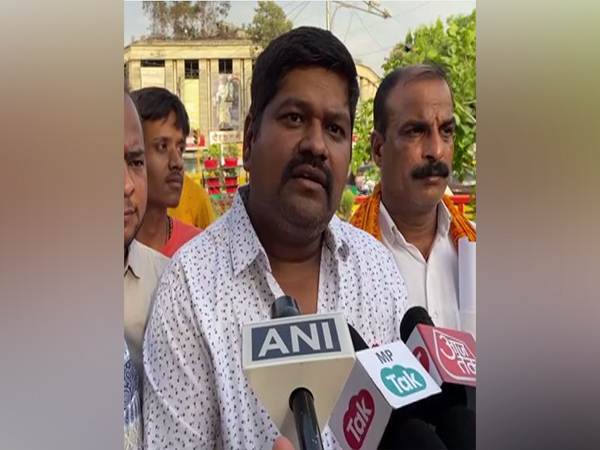 Amit Pandey, a member of the Hindvi Swaraj Sangathan (Photo/ANI)