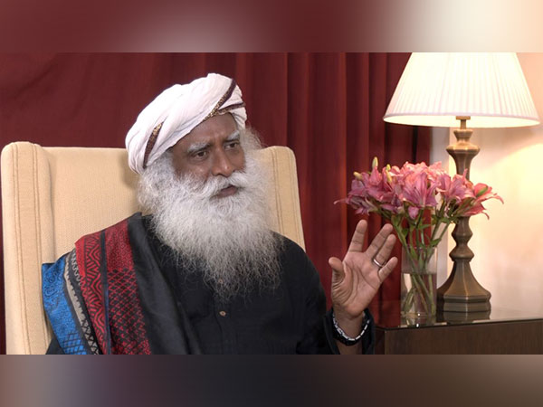 Sadhguru speaking to ANI (Photo/ANI)