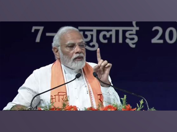 Prime Minister Narendra Modi in Varanasi (Photo/ANI)