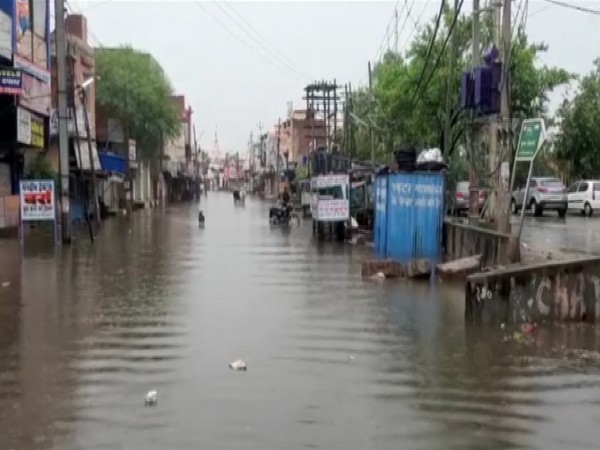 Visuals from Civil Hospital Chowk in Ambala (Photo/ANI)