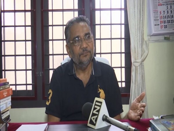 Kerala BJP vice president KS Radhakrishnan in Kochi (Photo/ANI)