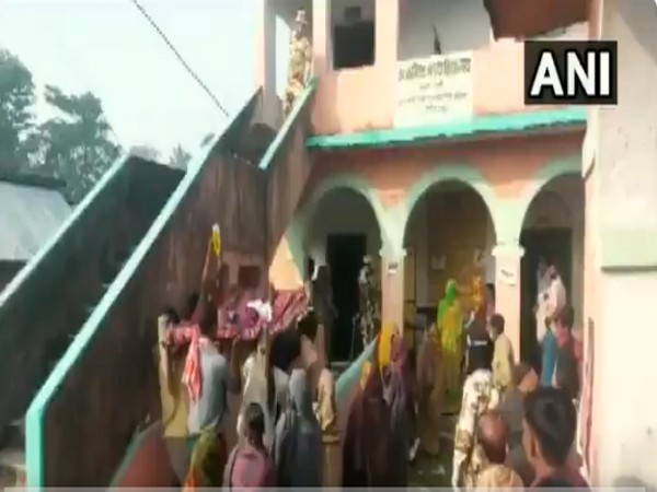 Visual from the polling station in Katihar. 