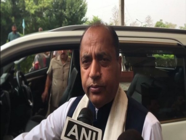 Himachal Pradesh Chief Minister Jai Ram Thakur in Dharamshala (Photo/ANI)