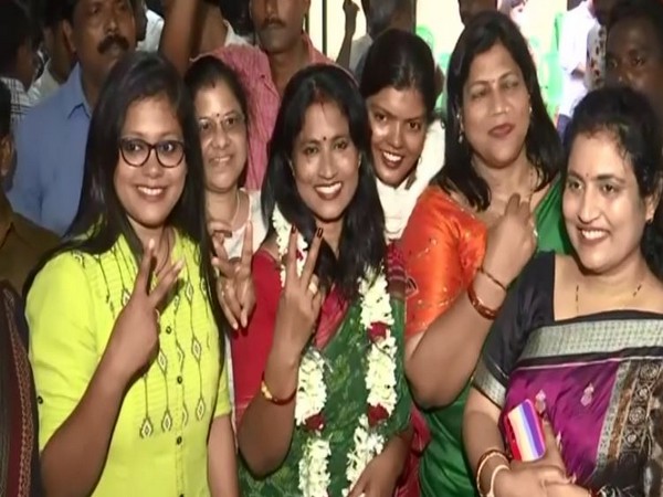 First woman Mayor of Bhubaneswar Municipal Corporation, Sulochana Das (Photo/ANI)