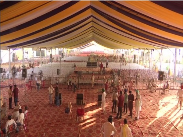 A visual from Khatkar Kalan. (Photos/ANI)