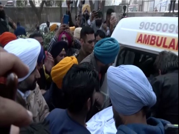 A visual from outside the Civil Hospital, Sonipat. (Photo/ANI)