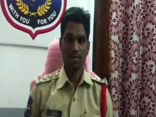 Circle Inspector of Bhongir Town Police, Sudhakar (Photo ANI)