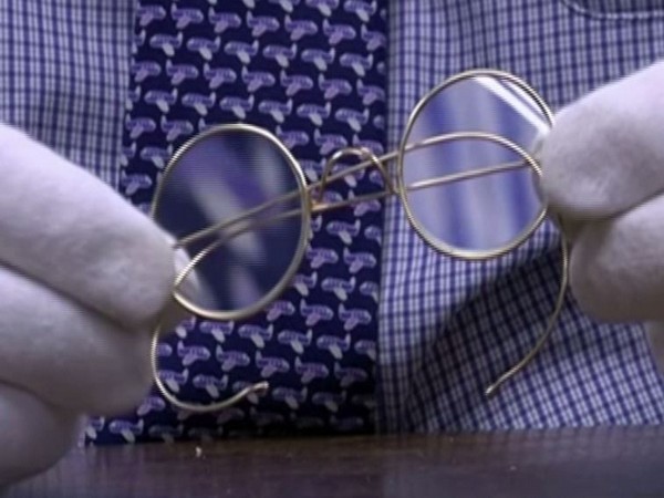 A pair of glasses belonging to Mahatma Gandhi