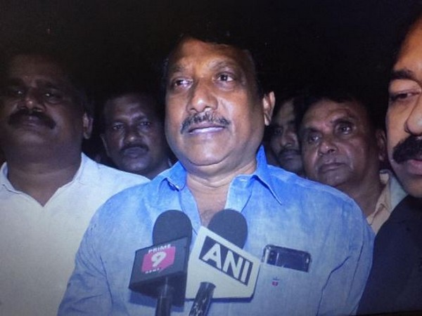 YSRCP president, Visakhapatnam, Vamsi Krishna while speaking to ANI (Photo/ANI)