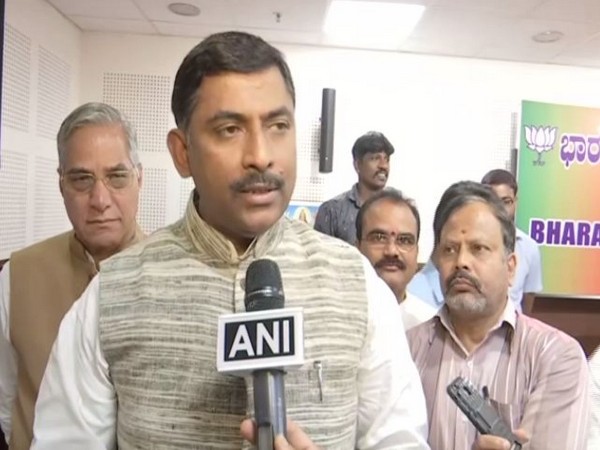 BJP National general secretary Muralidhar Rao while speaking to ANI on Tuesday (Photo/ANI)