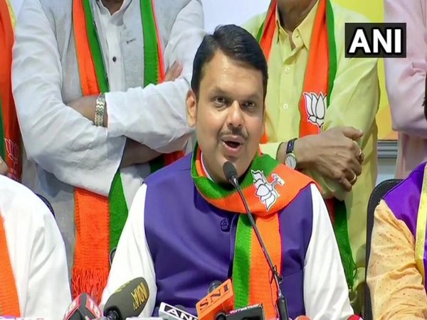 Chief Minister Devendra Fadnavis addressing the reporters in Mumbai on Thursday (Photo/ANI)