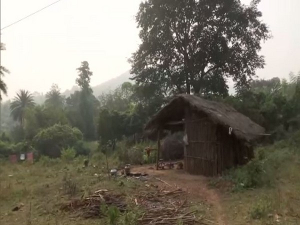 A house in Khariakocha village in Potka assembly constituency. Photo/ANI