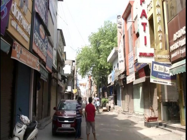 Gurugram's Sadar Bazar. Photo/ANI