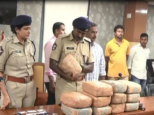 Visakhapatnam police seized cannabis (Photo/ANI)