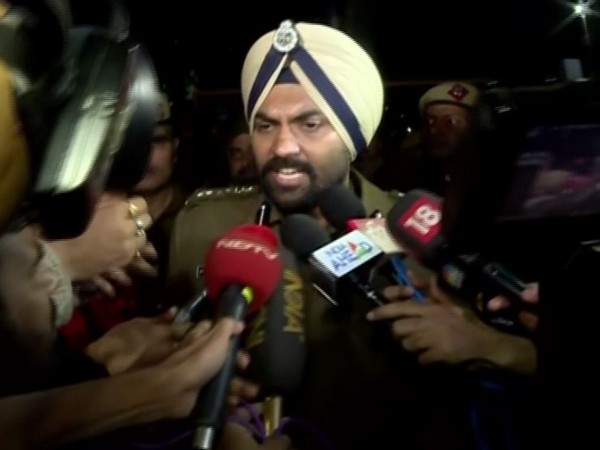Delhi Police PRO MS Randhawa while speaking to the reporters on Monday (Photo/ANI)