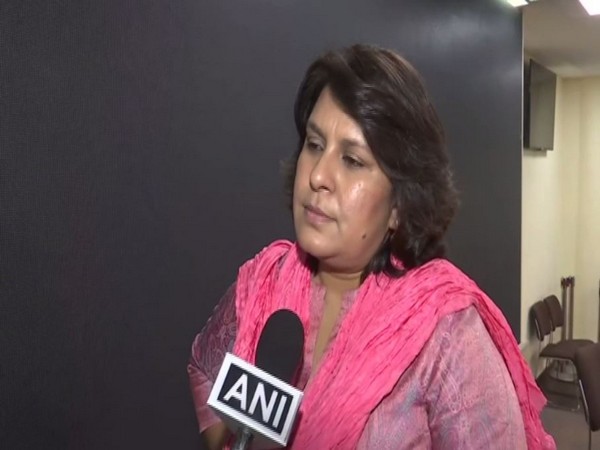 Congress spokesperson Supriya Shrinath while speaking to ANI on Saturday (Photo/ANI)